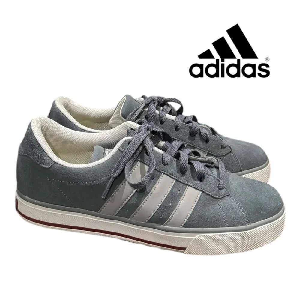 Adidas Men's Blue Neo Ortholite Athletic Lace-Up Suede G52128 Sneakers 6.5